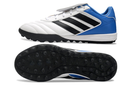 Chuteira Society Adidas Copa Gloro TF Branca e Azul