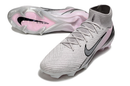 Chuteira Campo Nike Air Zoom Mercurial Superfly 10 Elite FG Cinza e Rosa