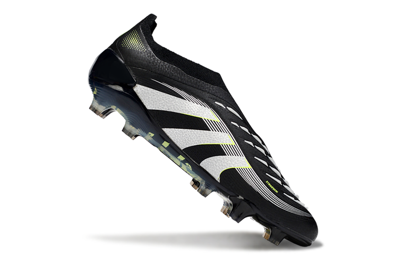 Chuteira Campo Adidas Predator LL Elite FG Preto, Branco e Verde