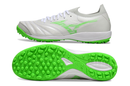 Chuteira Society Mizuno Morelia Neo Sala TF Branca e Verde