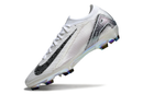 Chuteira Campo Nike Air Zoom Mercurial Vapor 16 Elite FG Branca e Preta