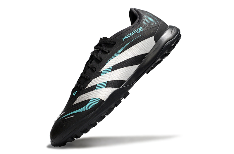 Chuteira Society Adidas Predator Elite TF Preto, Branco e Verde