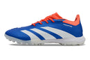Chuteira Infantil Society Adidas Predator Elite TF Azul e Branco "Advancement Pack"