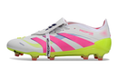 Chuteira Campo Adidas Predator FT 30 Elite FG Branco, Rosa e Verde "Celestial Victory"