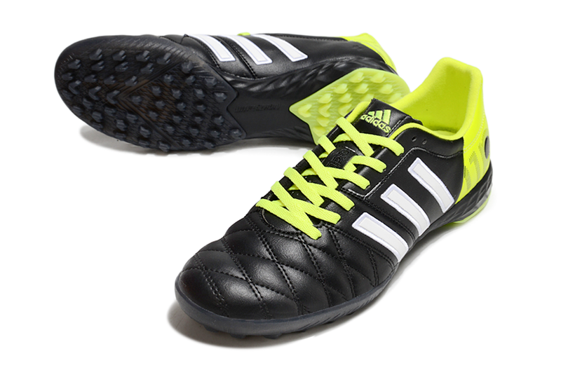 Chuteira Society Adidas AdiPure 11 Pro TF Preta e Verde