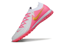 Chuteira Society Nike Phantom GX 2 Elite TF Branca e Rosa