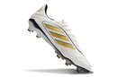 Chuteira Campo Adidas Copa Pure III Elite FG Branca e Dourado