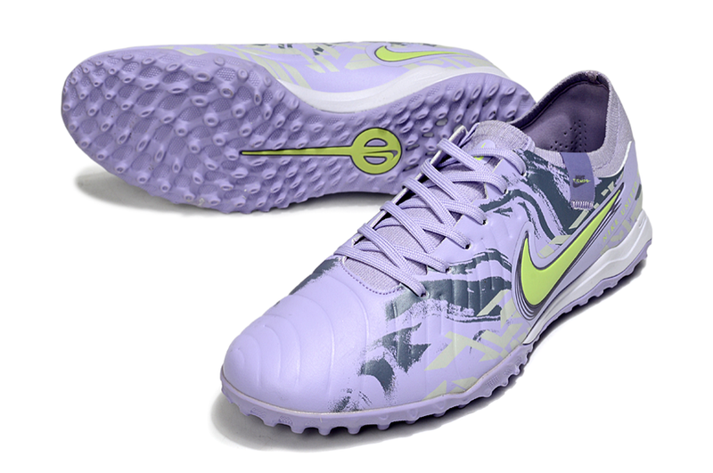 Chuteira Society Nike Tiempo Legend 10 Pro TF Roxo "United Pack"