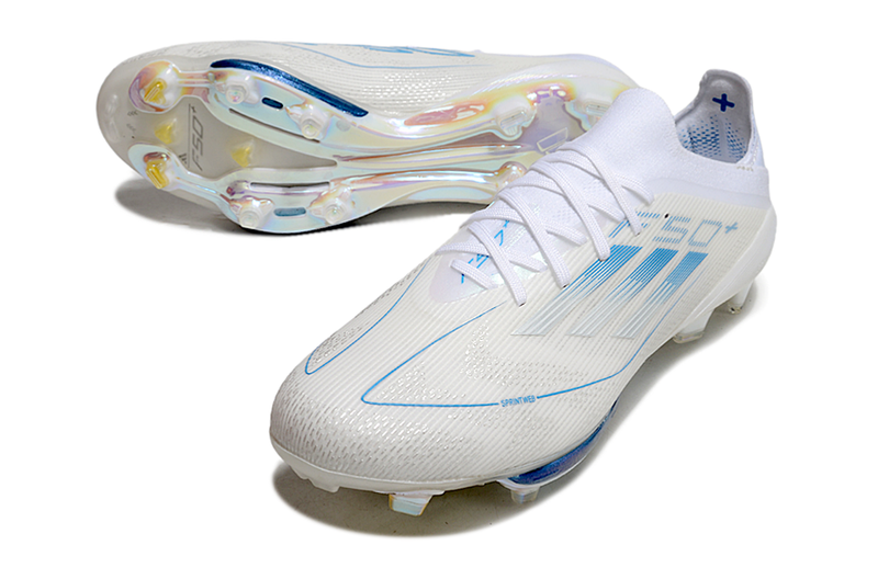 Chuteira Campo Adidas F50+ FG Branca "Polar Victory"