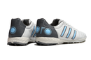 Chuteira Society Adidas AdiPure 11 Pro TF Branca, Cinza e Azul