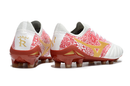 Chuteira Campo Mizuno Morelia Neo 4 Beta FG Branco e Vermelho