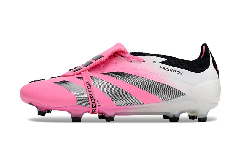 Chuteira Campo Adidas Predator FT 30 Elite FG Rosa e Preta
