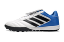 Chuteira Society Adidas Copa Gloro TF Branca e Azul