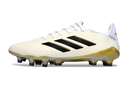 Chuteira Campo Adidas Copa Pure II Elite FG Branco, Preto e Dourado