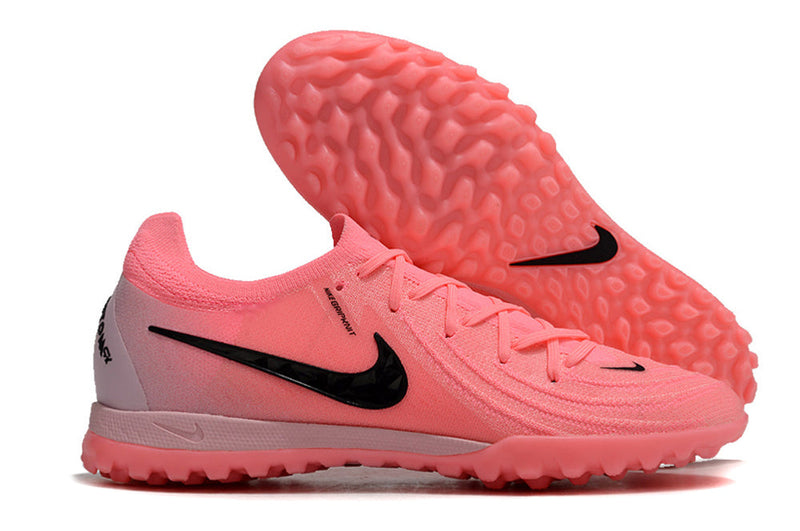 Chuteira Infantil Society Nike Phantom GX 2 Elite TF Rosa "Mad Brilliance"