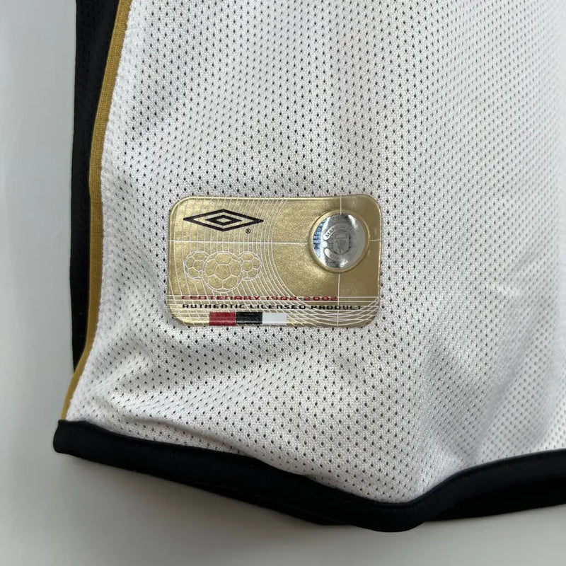 Camisa Masculina Retro Manchester United 100 anos Dupla Face 2002 - Torcedor