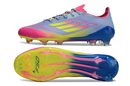 Chuteira Campo Adidas F50 FG Azul e Rosa "Celestial Victory"