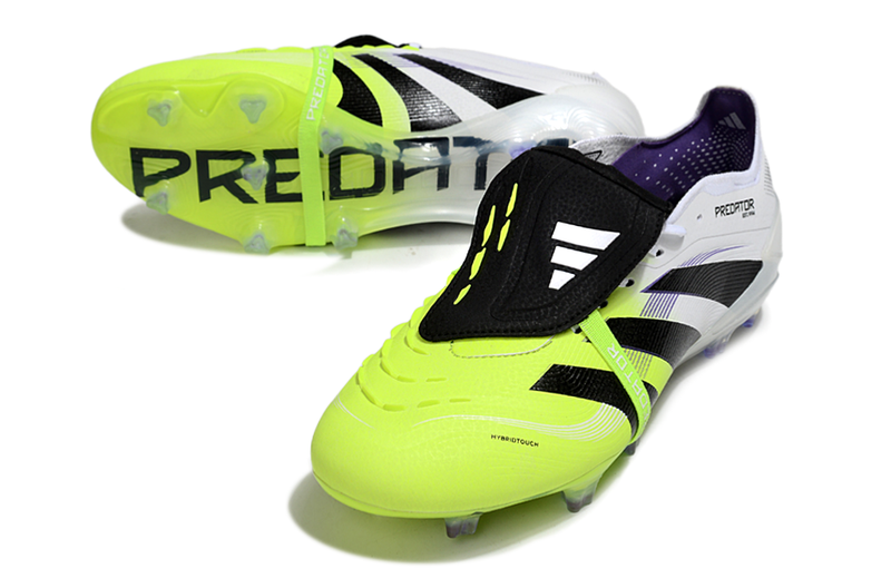 Chuteira Campo Adidas Predator FT 30 Elite FG Branco e Verde
