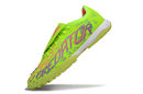 Chuteira Society Adidas Predator League Elite TF Verde e Roxo "Mystic Victory"