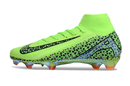 Chuteira Campo Nike Air Zoom Mercurial Superfly 10 Elite FG Verde e Preta