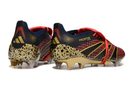 Chuteira Campo Adidas Predator FT 30 Elite FG Preta, Vermelha e Dourado