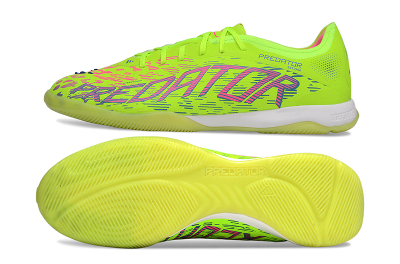 Chuteira Futsal Adidas Predator 24 Elite IC Verde e Roxo