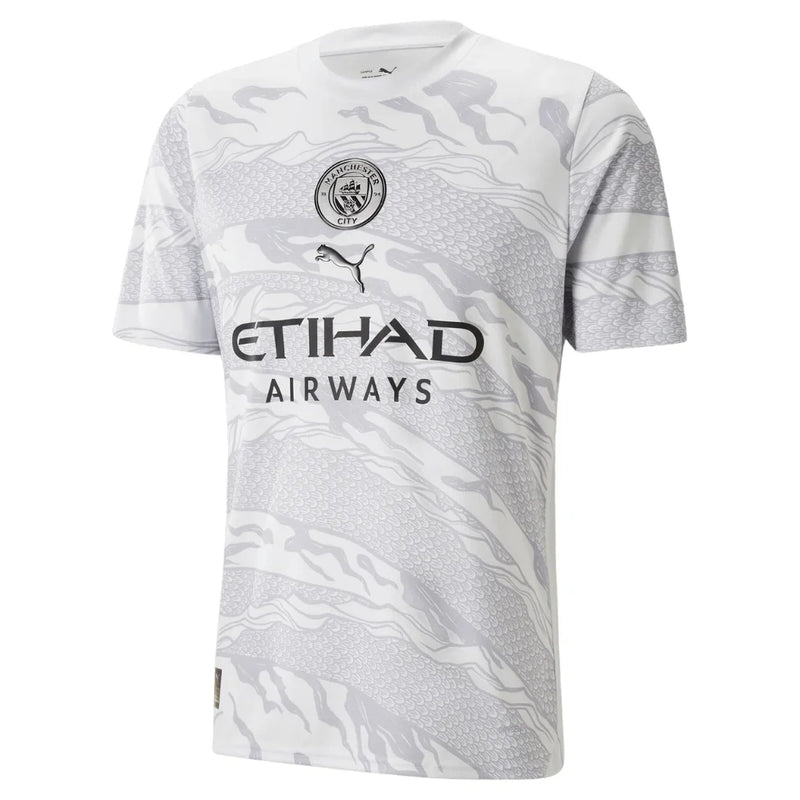 Camisa Masculina Manchester City Branco Edição Especial 2023/24