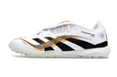 Chuteira Society Adidas Predator League Elite TF Branco, Preto e Dourado "TEAMGEIST"