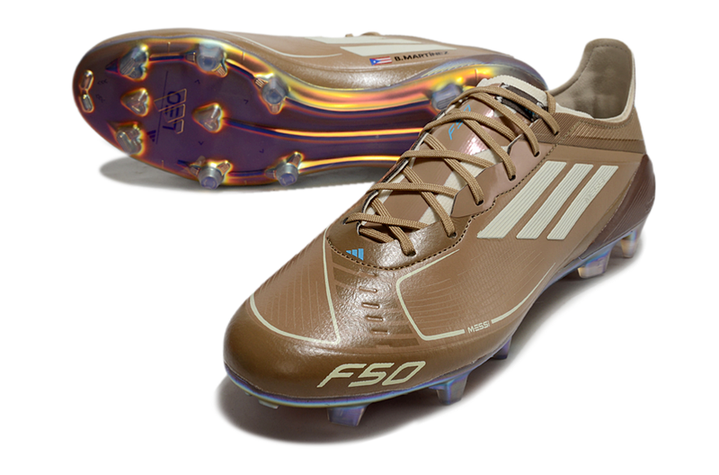 Chuteira Campo Adidas F50 FG Marrom