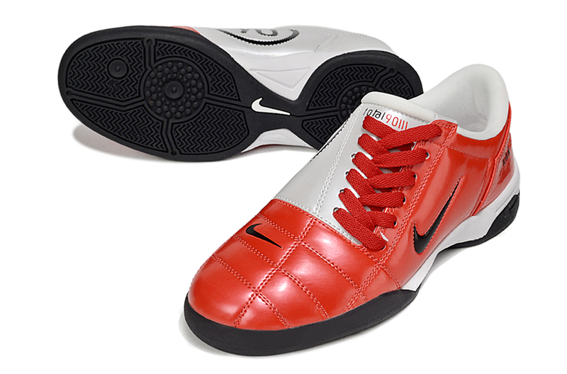 Chuteira Futsal Nike Total 90 IC Vermelha e Branca