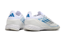 Chuteira Futsal Adidas F50 IC Branca e Azul "Polar Victory"