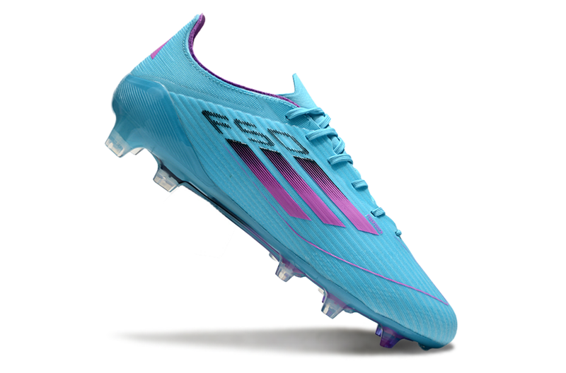 Chuteira Campo Adidas F50 FG Azul e Roxo