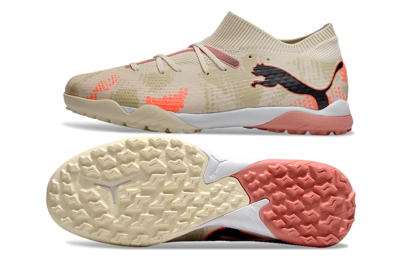 Chuteira Society Puma Future 7 TF Bege