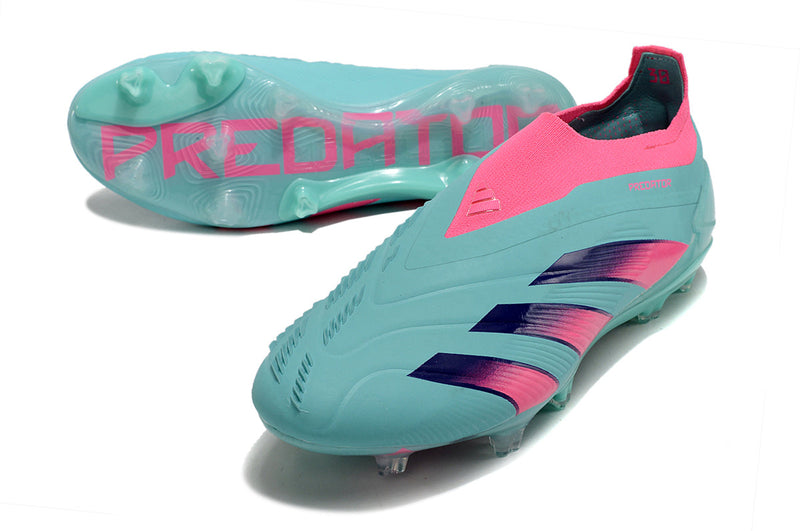 Chuteira Campo Adidas Predator LL Elite FG Verde e Rosa