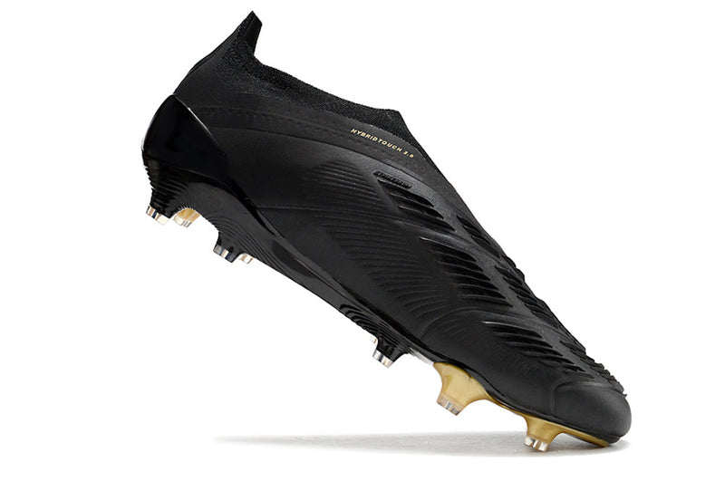Chuteira Campo Adidas Predator LL Elite FG Preta e Dourado