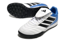 Chuteira Society Adidas Copa Gloro TF Branca e Azul