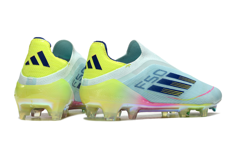 Chuteira Campo Adidas F50 LL FG Branca e Colorida "Olympic Boot Pack"