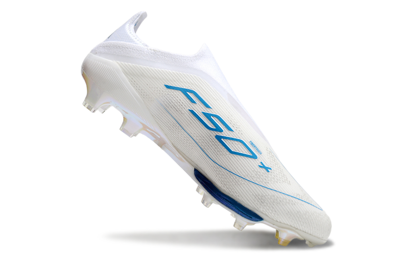 Chuteira Campo Adidas F50+ LL FG Branca "Polar Victory"
