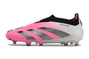 Chuteira Campo Adidas Predator LL Elite FG Branca e Rosa