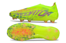 Chuteira Campo Adidas Predator LL Elite FG Verde e Rosa