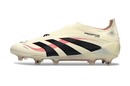Chuteira Campo Adidas Predator LL Elite FG Bege, Vermelha e Preta