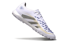 Chuteira Society Adidas Predator Elite TF Branca e Azul