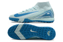 Chuteira Infantil Society Nike Air Zoom Mercurial Superfly 10 Elite TF Azul "Mad Ambition"