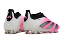 Chuteira Campo Adidas Predator LL Elite FG Branca e Rosa