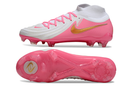 Chuteira Campo Nike Phantom Luna 2 Elite FG Branca e Rosa