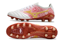 Chuteira Campo Mizuno Morelia Neo 4 Beta FG Branco e Vermelho
