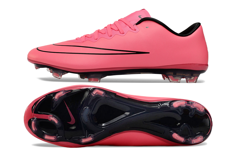 Chuteira Campo Nike Retrô Mercurial Vapor 10 FG Rosa