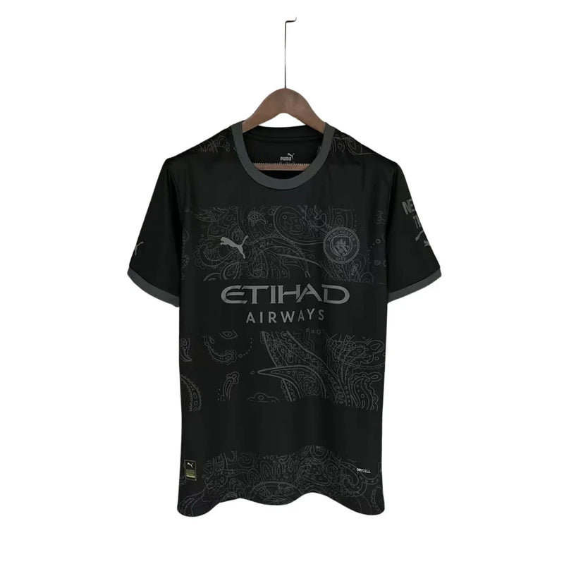 Camisa Masculina Manchester City Preta Edição Especial 2023/24