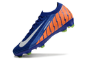 Chuteira Campo Nike Air Zoom Mercurial Vapor 16 Elite FG Azul e Laranja