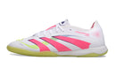 Chuteira Futsal Adidas Predator 24 Elite IC Branco, Rosa e Verde "Celestial Victory"